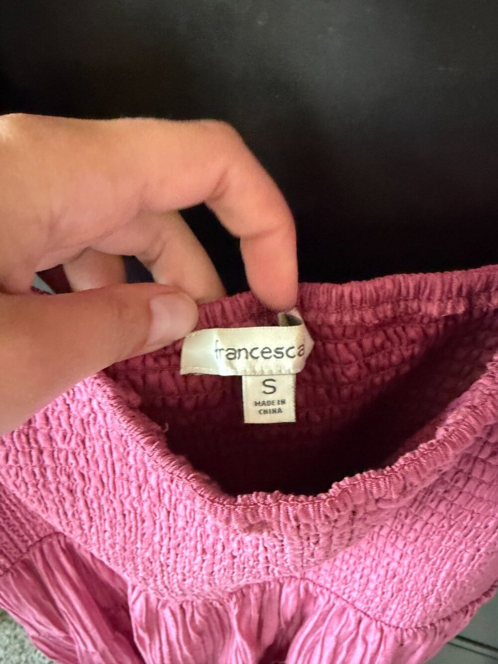 Francesca's Pink Midi Dress - Picture 2 of 2